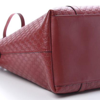 Gucci Soft Microguccissima Dome Satchel Red 9 of 11