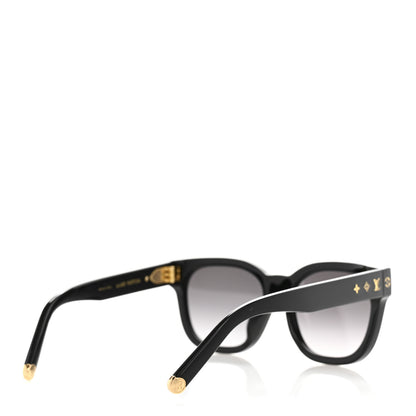 Louis Vuitton Acetate My Monogram Square Sunglasses Z1523E Black 4 of 9