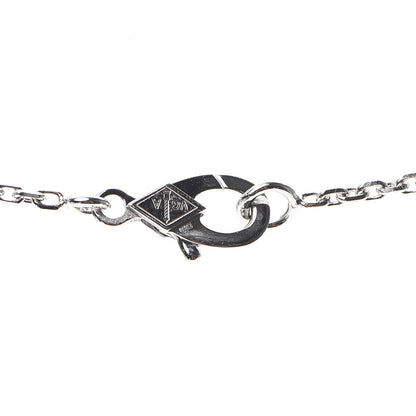 Van Cleef & Arpels 18K White Gold Mother of Pearl Vintage Alhambra Pendant Necklace 4 of 8