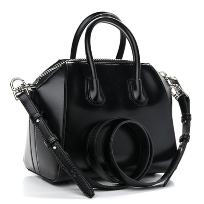 Givenchy Shiny Lord Calfskin Mini Antigona Black 3 of 12