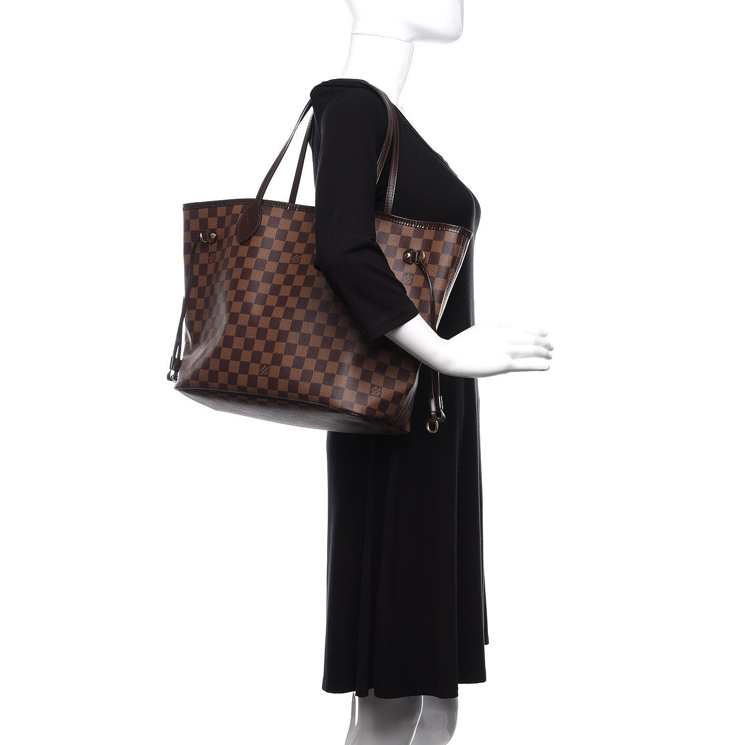 Louis Vuitton Damier Ebene Neo Neverfull MM 2 of 13