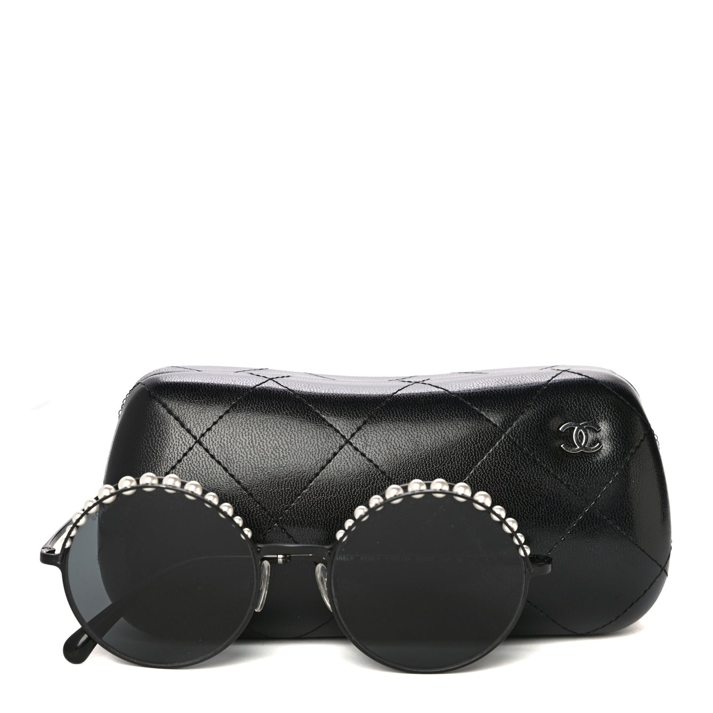 Pearl Round Sunglasses 4234-H Black