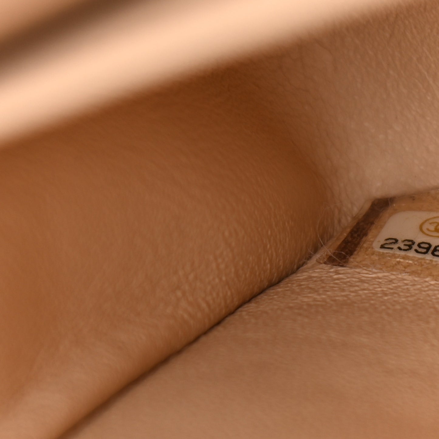 Caviar Quilted Medium Double Flap Beige