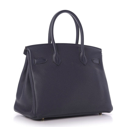 Hermes Togo Birkin 30 Bleu Nuit 3 of 9
