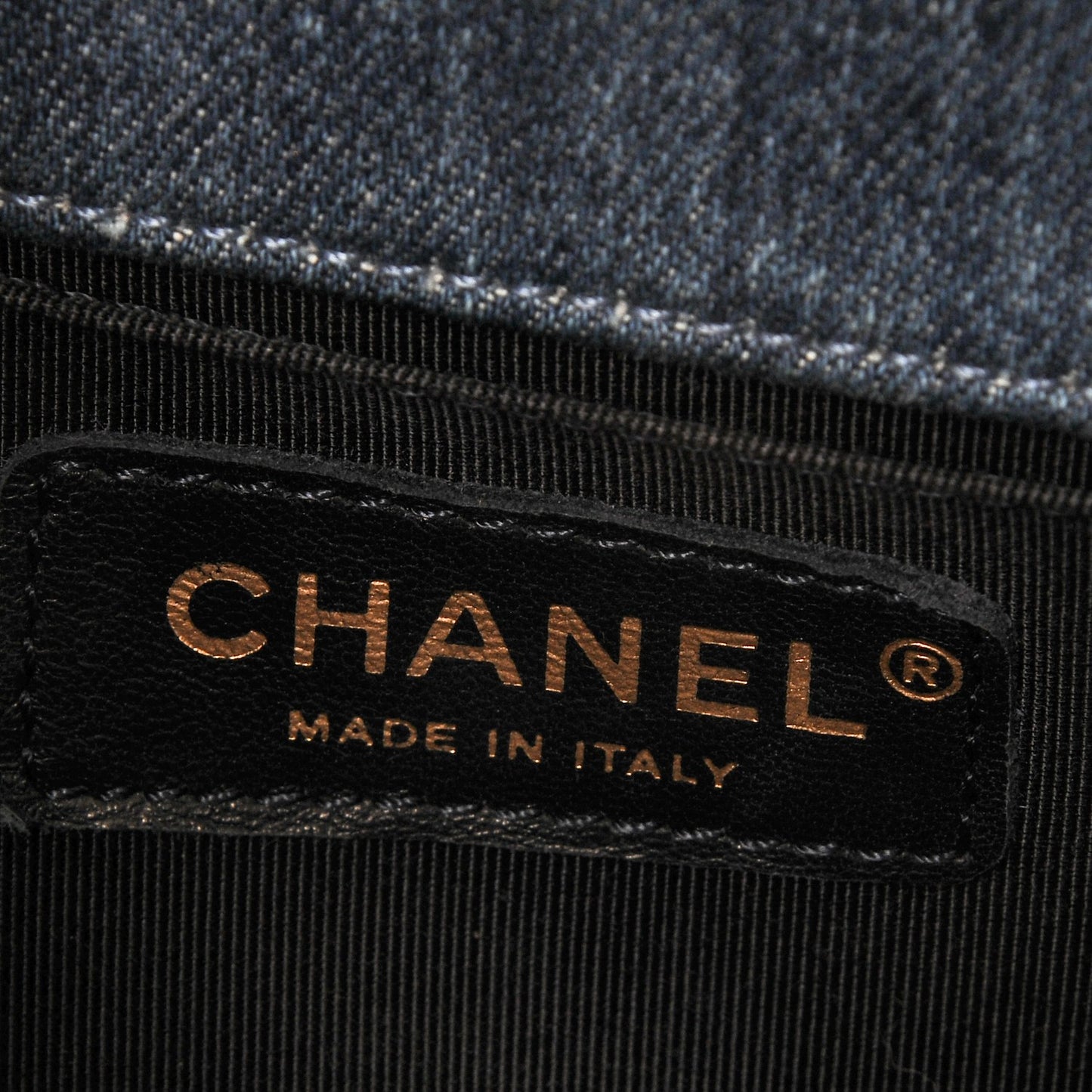 Denim Patchwork Small Boy Flap Blue