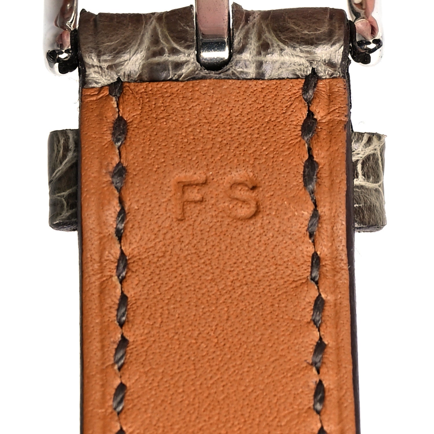 Hermes Shiny Alligator Heure H 21mm Watch Strap Elephant Grey 4 of 4