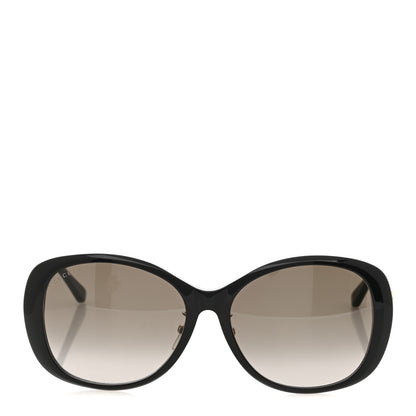 Gucci Acetate Round Eye GG Web Sunglasses GG0849SK Black Red Green 2 of 8