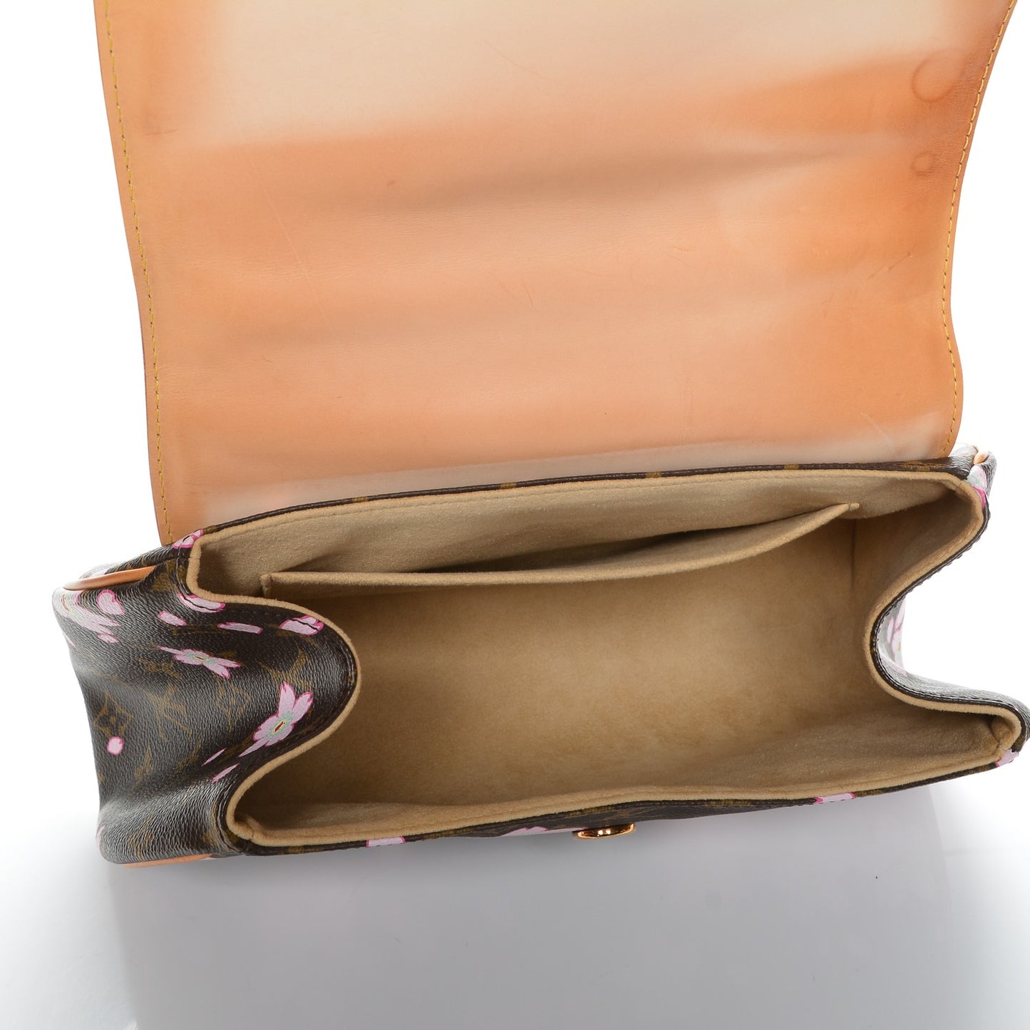 Monogram Cherry Blossom Sac Retro Bag Brown