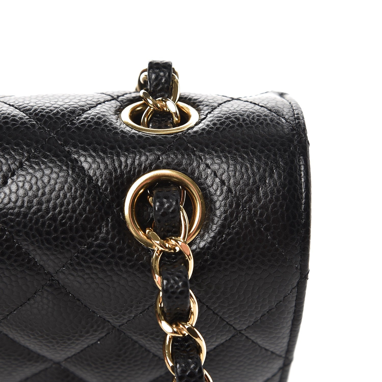 Chanel Caviar Quilted Medium Double Flap Black 10 of 11