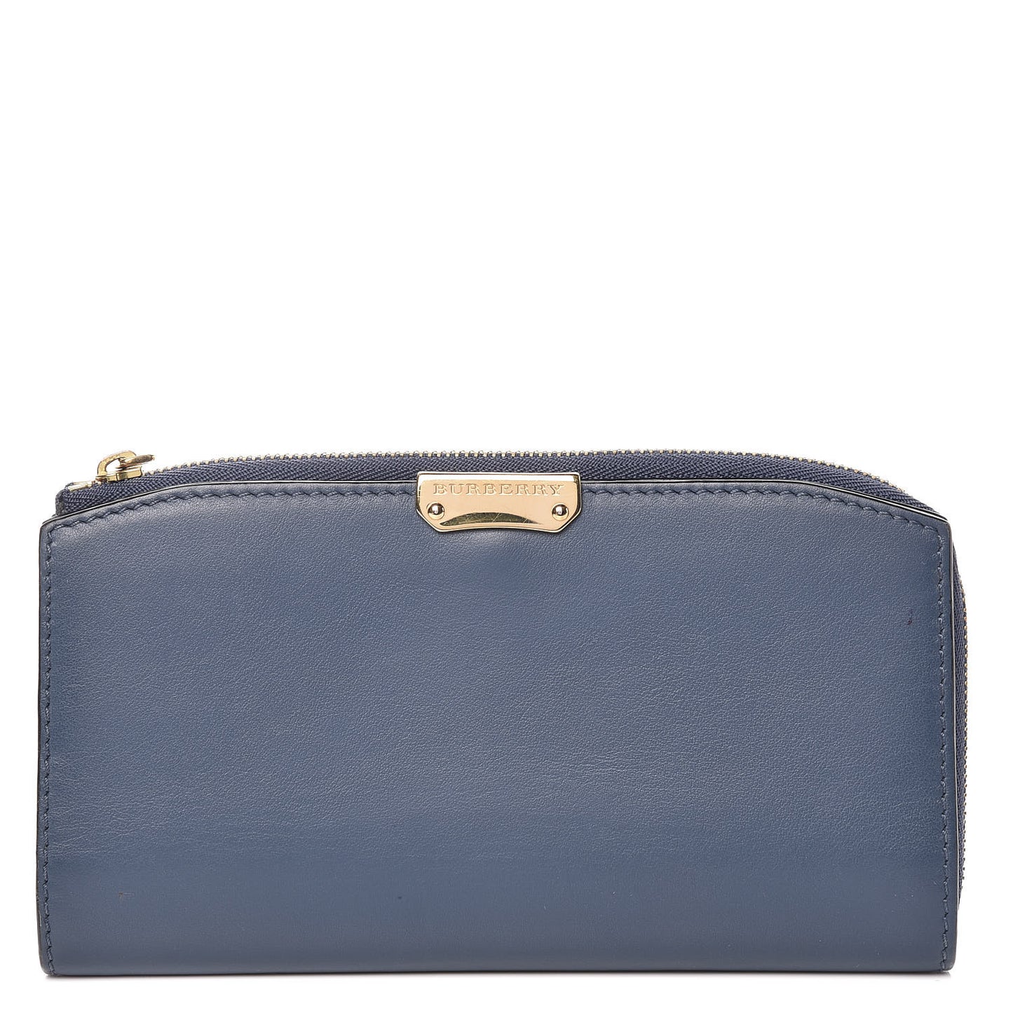 Calfskin Alvington Continental Wallet Blue