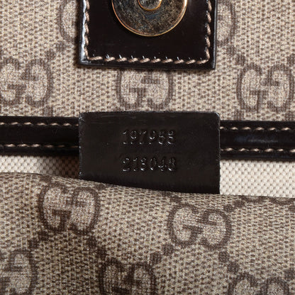 Gucci GG Plus Monogram Tattoo Heart Medium Joy Tote Ebony 6 of 6