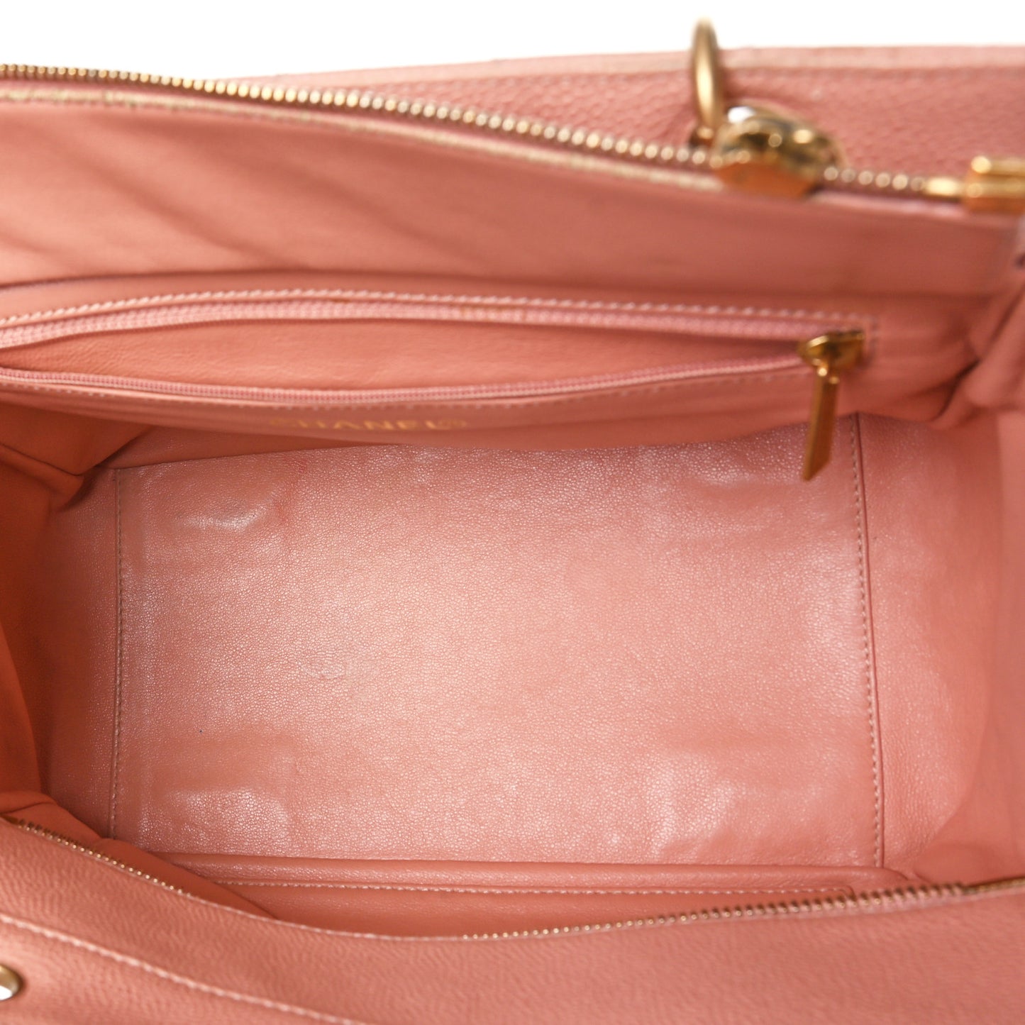 Caviar Quilted Petit Timeless Shopping Tote PTT Pink