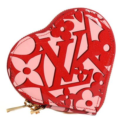 Louis Vuitton Vernis Sweet Monogram Coeur Heart Coin Purse Pomme D'Amour 1 of 7