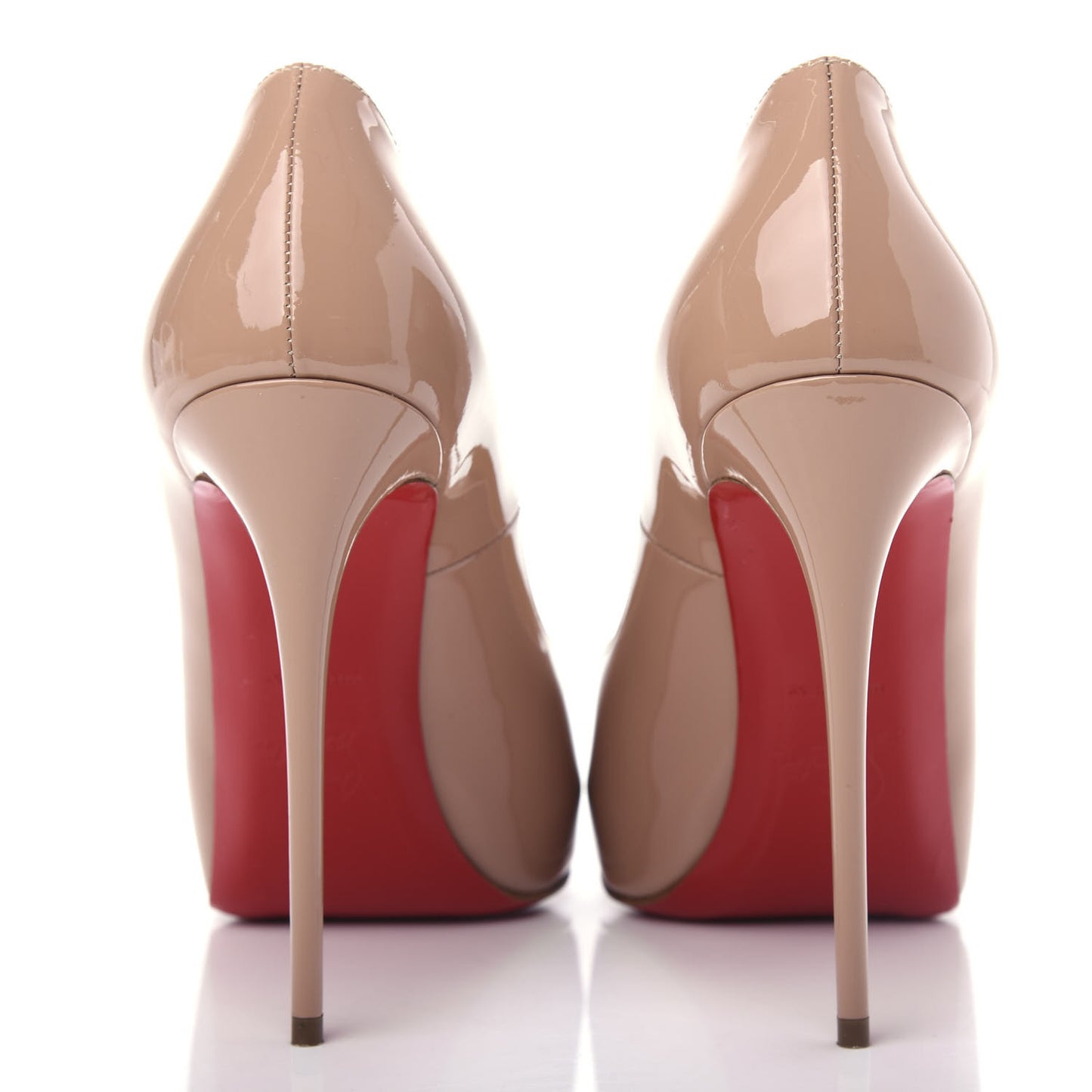 Patent New Very Prive 120 Pumps 38 Nude