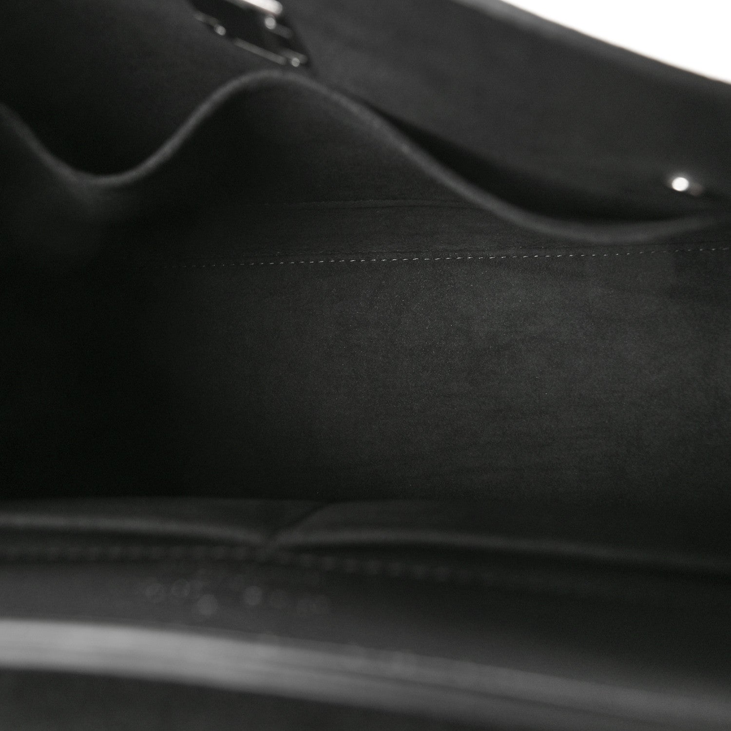 Louis Vuitton LOUIS VUITTON Calfskin Lockme Ever Black 3 of 12