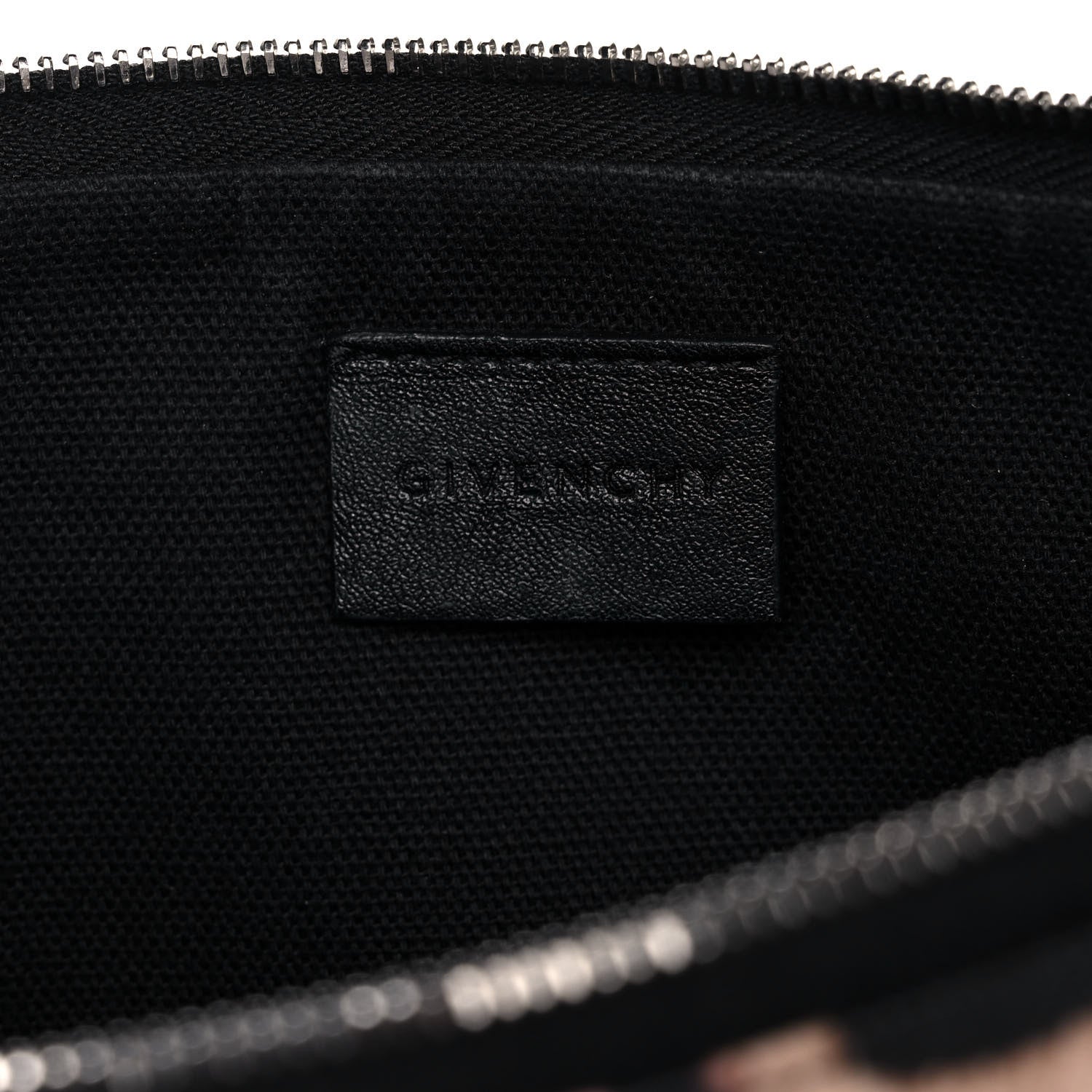 Givenchy Coated Canvas Jaguar Print Zip Pouch 7 of 11