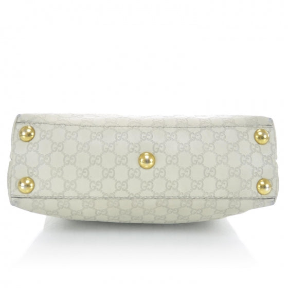 Guccissima Babouska Vertical Tote White