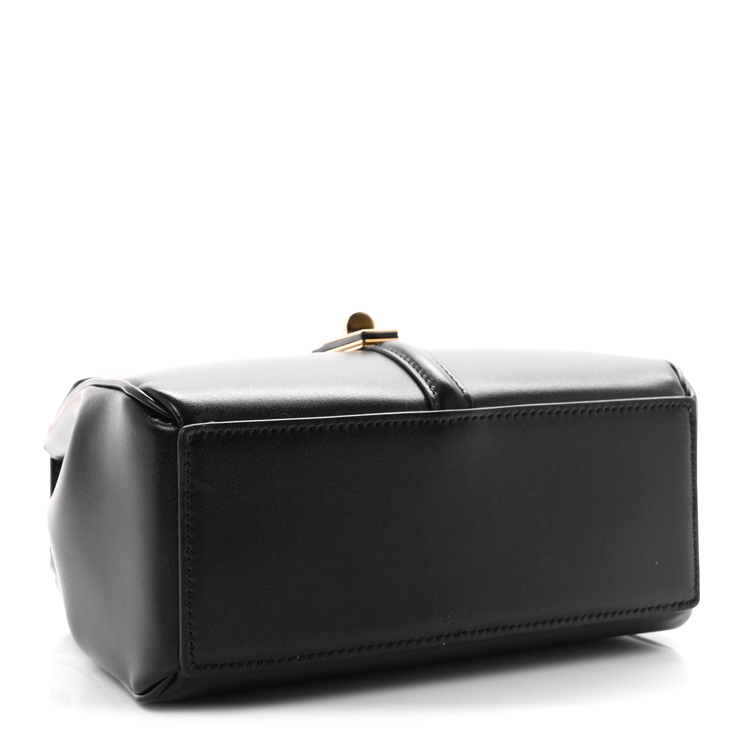 Celine Satinated Calfskin Mini 16 Top Handle Bag Black 4 of 13