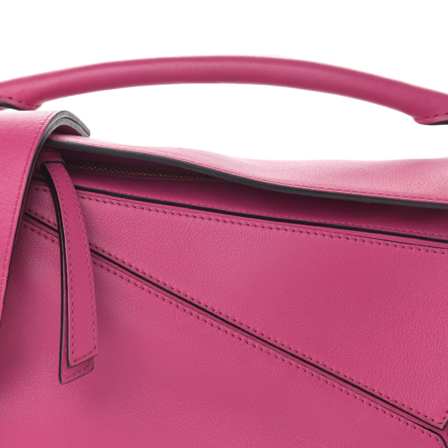 Loewe Calfskin Small Puzzle Bag Fuchsia 10 of 10