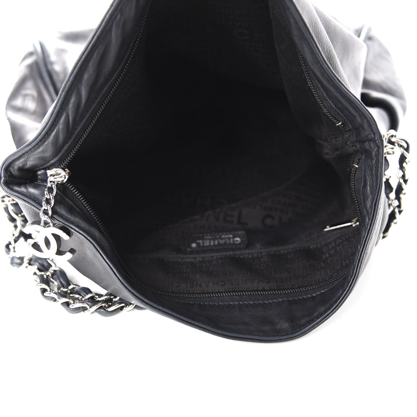 Lambskin Large Ultimate Soft Tote Black