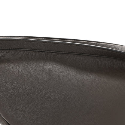 The Row Grained Calfskin Large Slouchy Banana Bag Brunette 7 of 9
