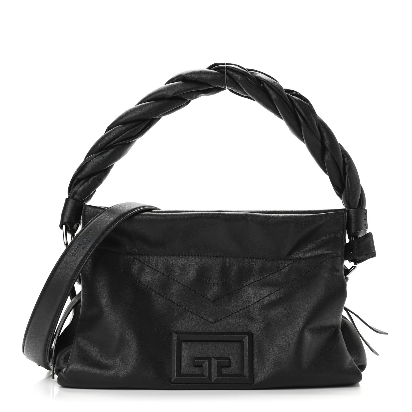 Calfskin Medium ID93 Satchel Black