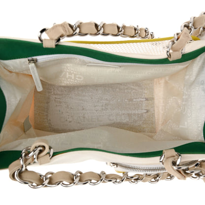 Chanel Canvas Quilted N°5 Shopping Tote Beige 5 of 13