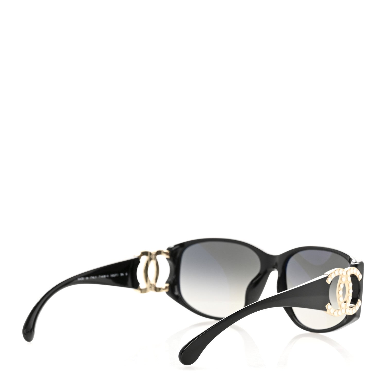 Chanel Pearl CC Sunglasses 71498 Black 4 of 9