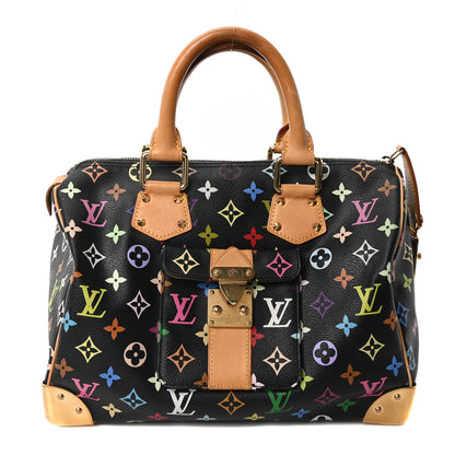 Louis Vuitton Monogram Multicolor Speedy 30 Black 1 of 9