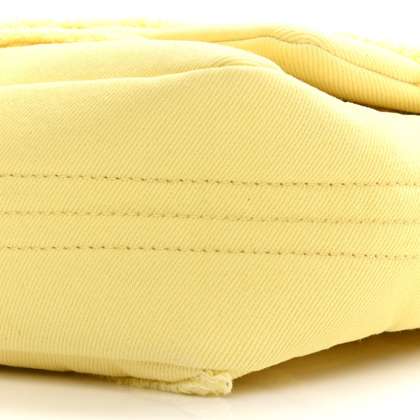 Denim Coco Jumbo Single Flap Yellow
