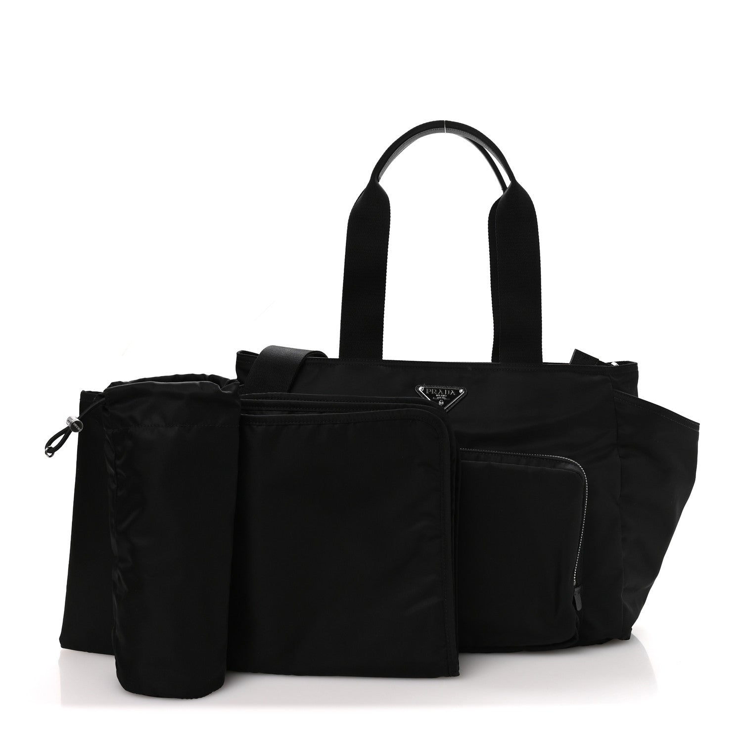 Prada Tessuto Nylon Vela Diaper Bag Black 3 of 12