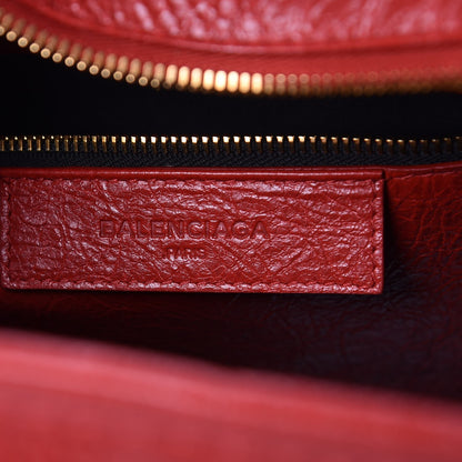 Balenciaga Agneau Small Bazar Shopper Tote Rouge Groseille 8 of 10