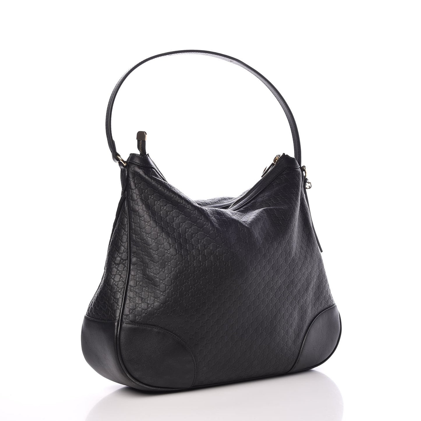 Soft Microguccissima Margaux Hobo Black