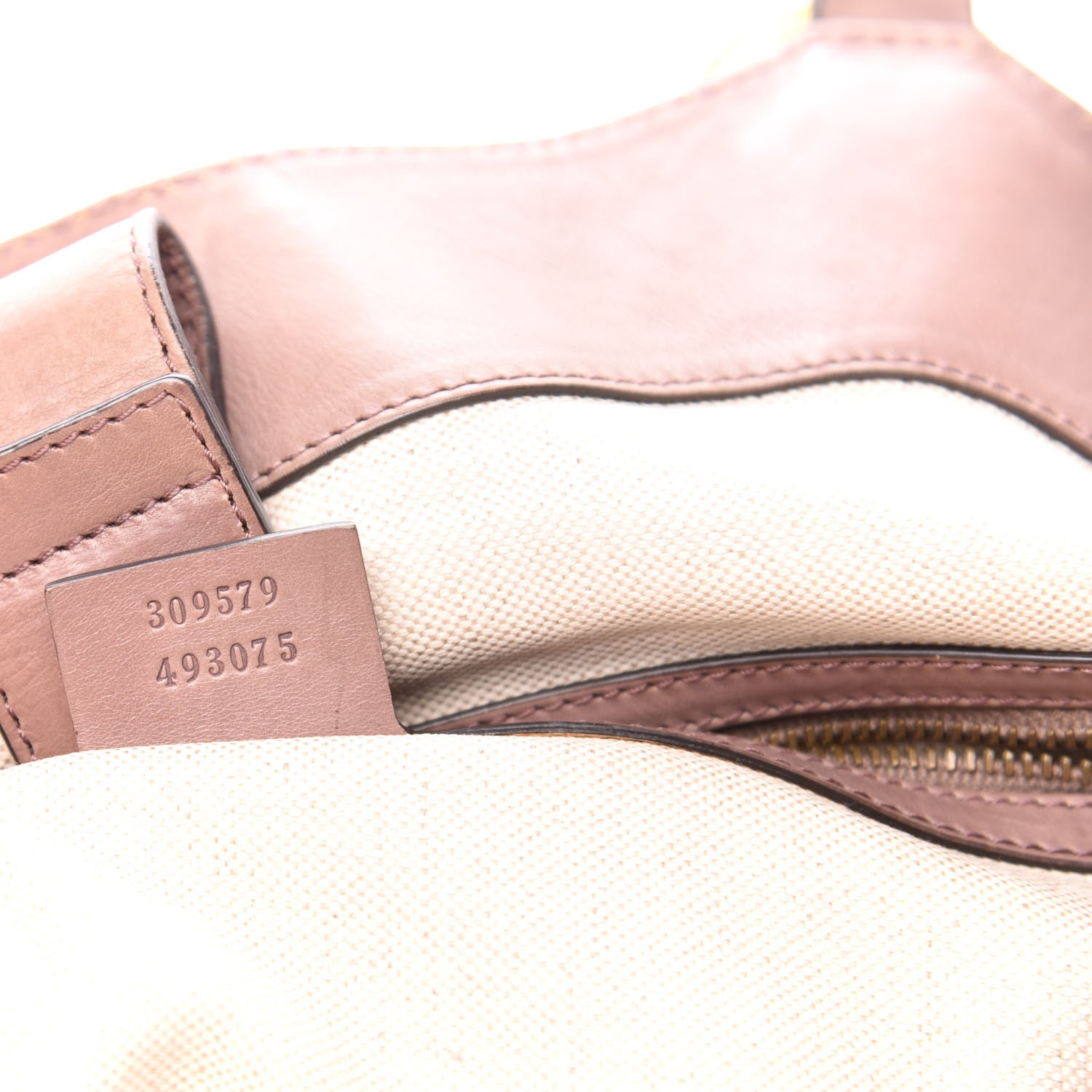 Gucci Calfskin Soft Icon Tote Pink Tan 7 of 16