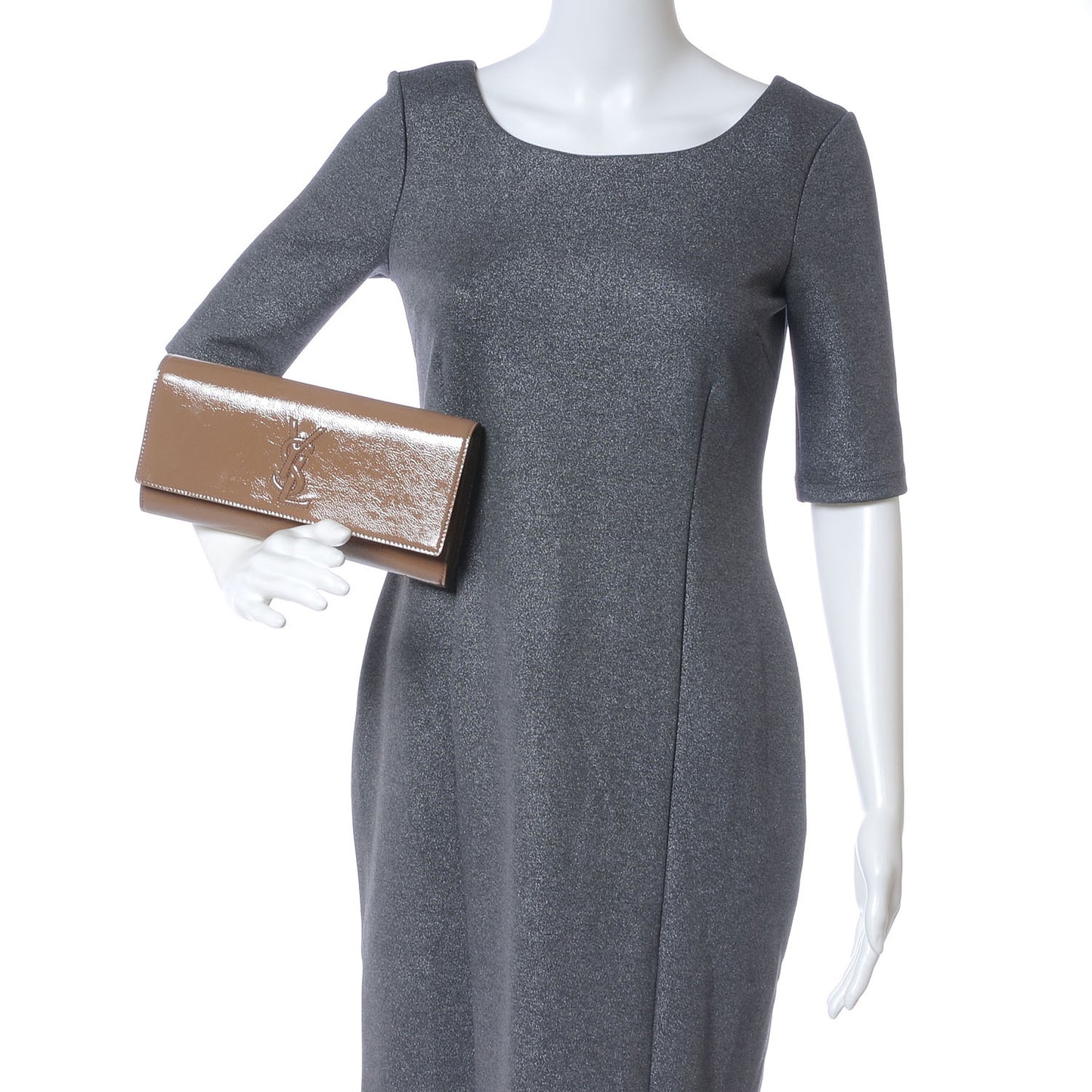 Patent Belle de Jour Clutch Nude