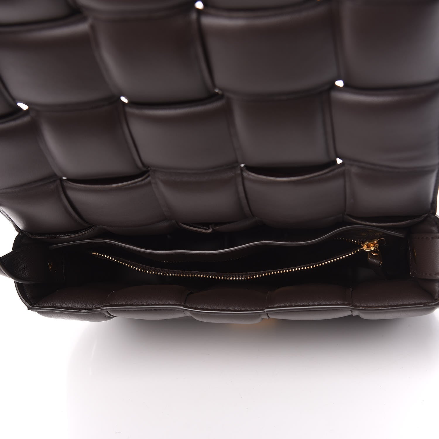 Bottega Veneta Nappa Maxi Intreccio Padded Cassette Crossbody Bag Fondente 7 of 11