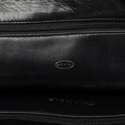 Chanel Lambskin Quilted Shopping Tote Black 7 of 14