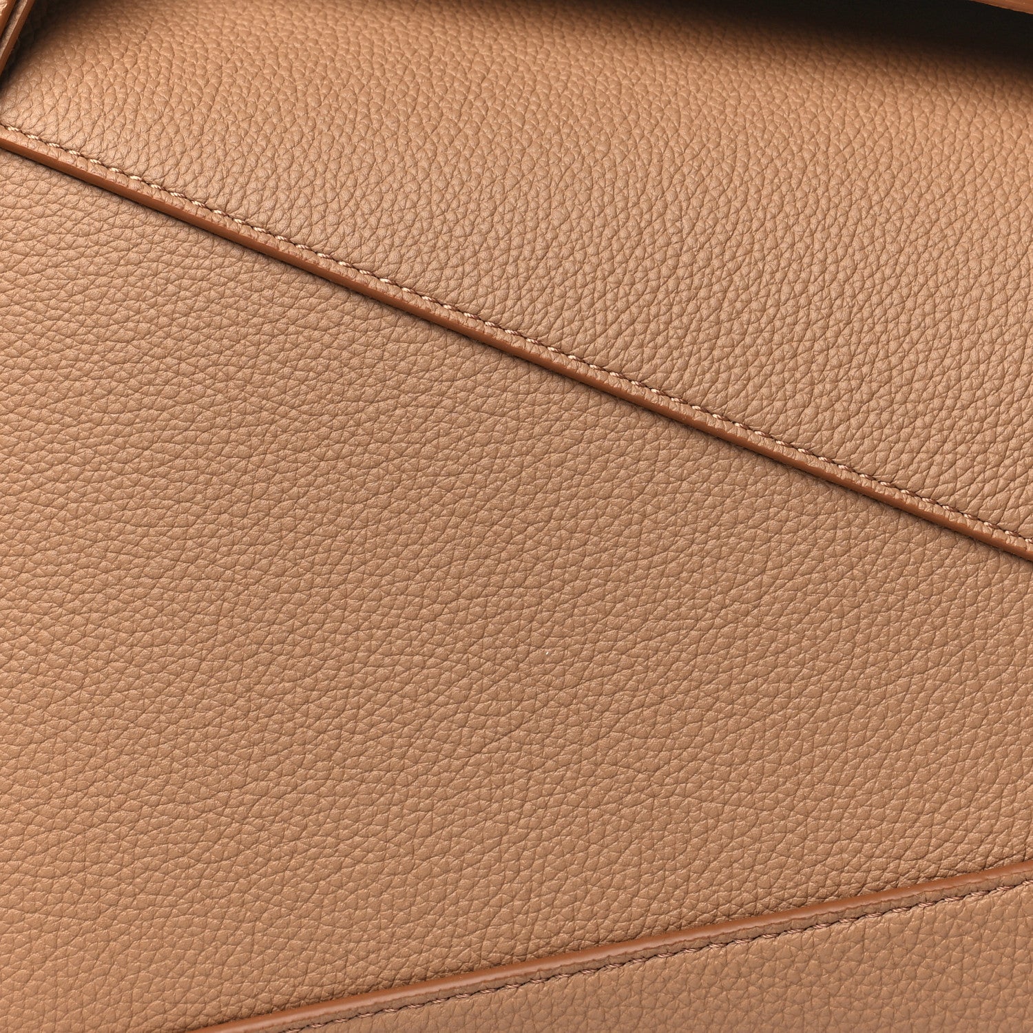 Loewe Grained Calfskin Medium Puzzle Edge Bag Toffee 8 of 10