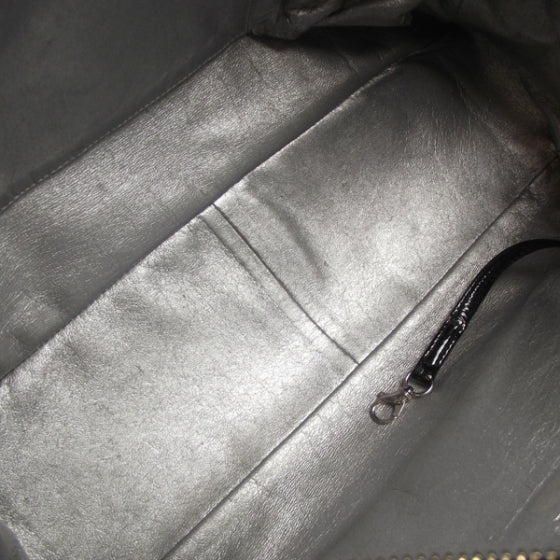 Patent Luxury Ligne Large Tote Black
