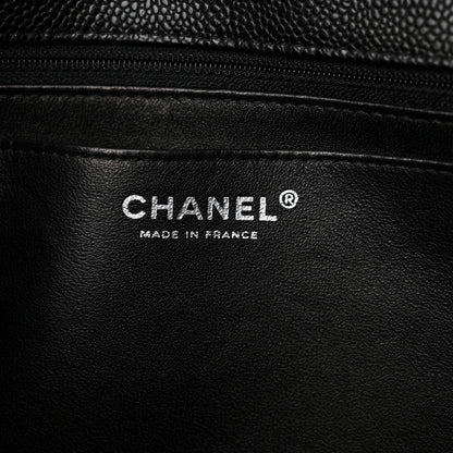 Chanel Caviar Quilted Jumbo Single Flap Black 6 of 17