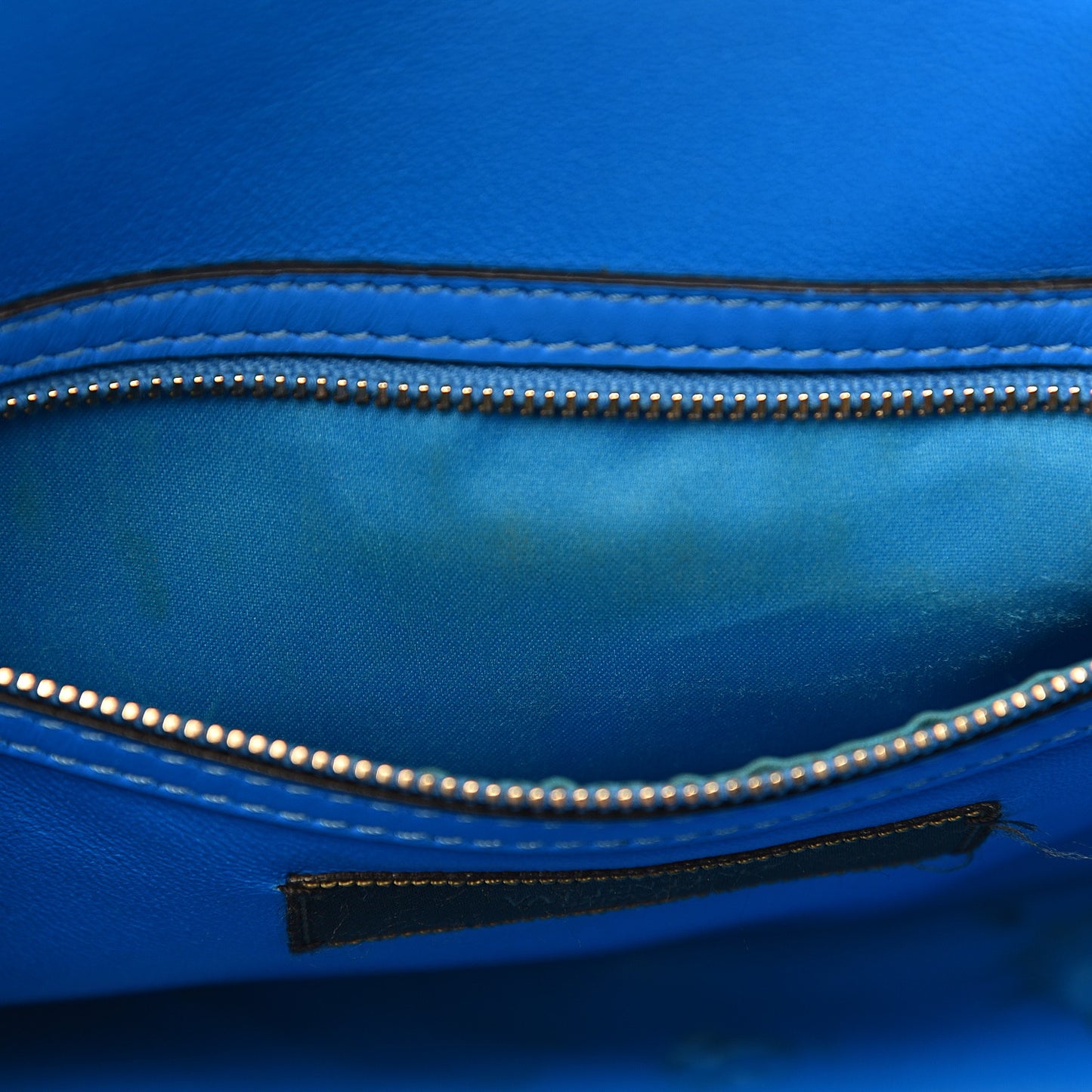 Nappa Canvas Camouflage Medium Glam Lock Rockstud Flap Blue Fluo