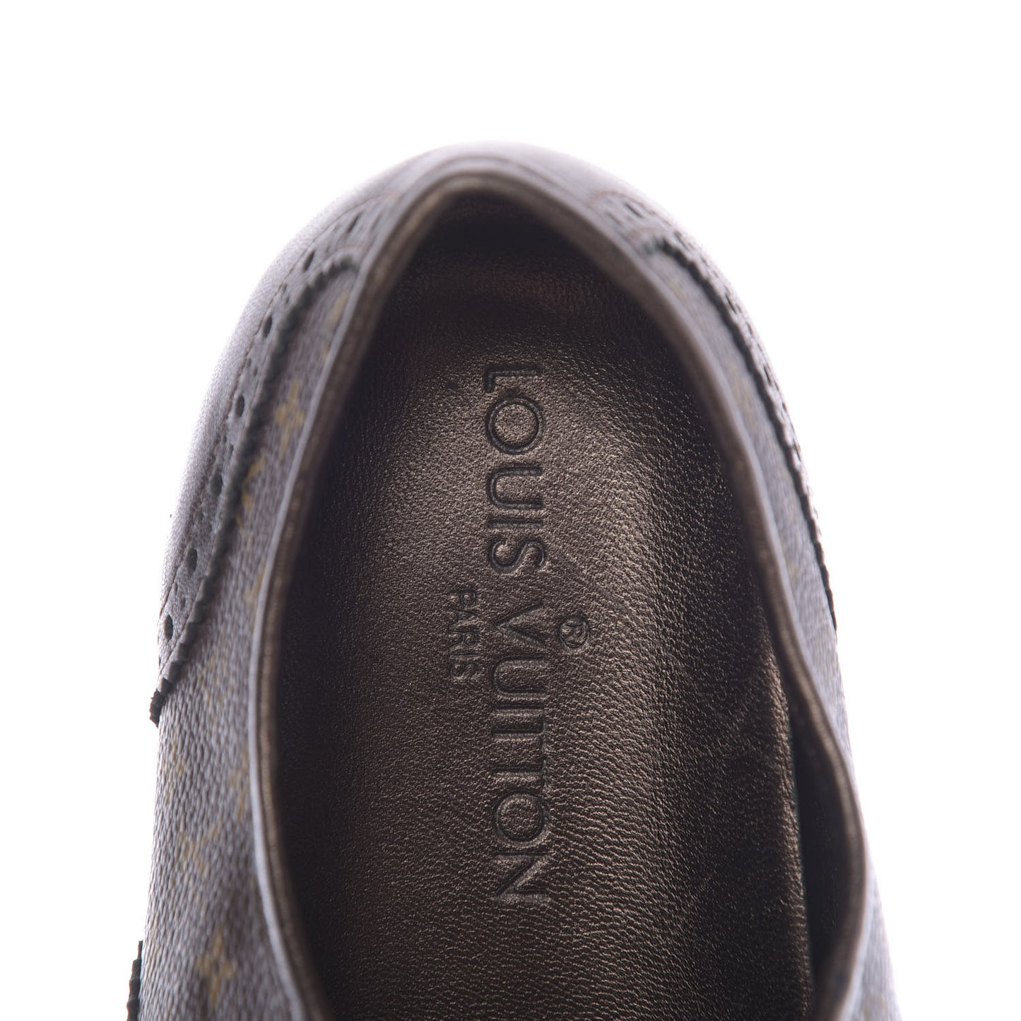 Calfskin Monogram Lyrics Sneakers 39.5 Bronze