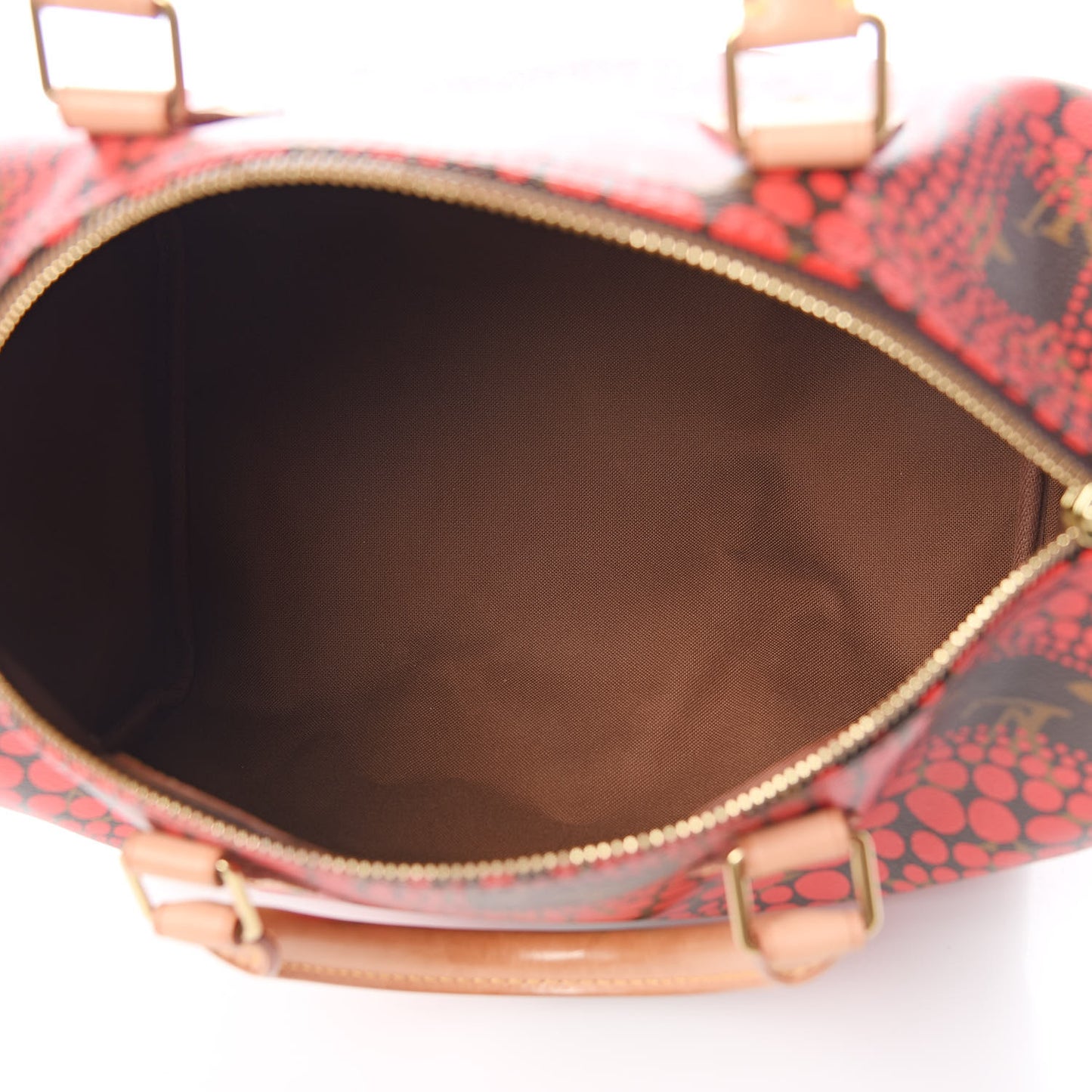 Monogram Kusama Town Speedy 30 Red