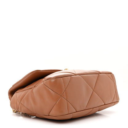 Chanel Lambskin Quilted Medium Chanel 19 Flap Brown 4 of 11