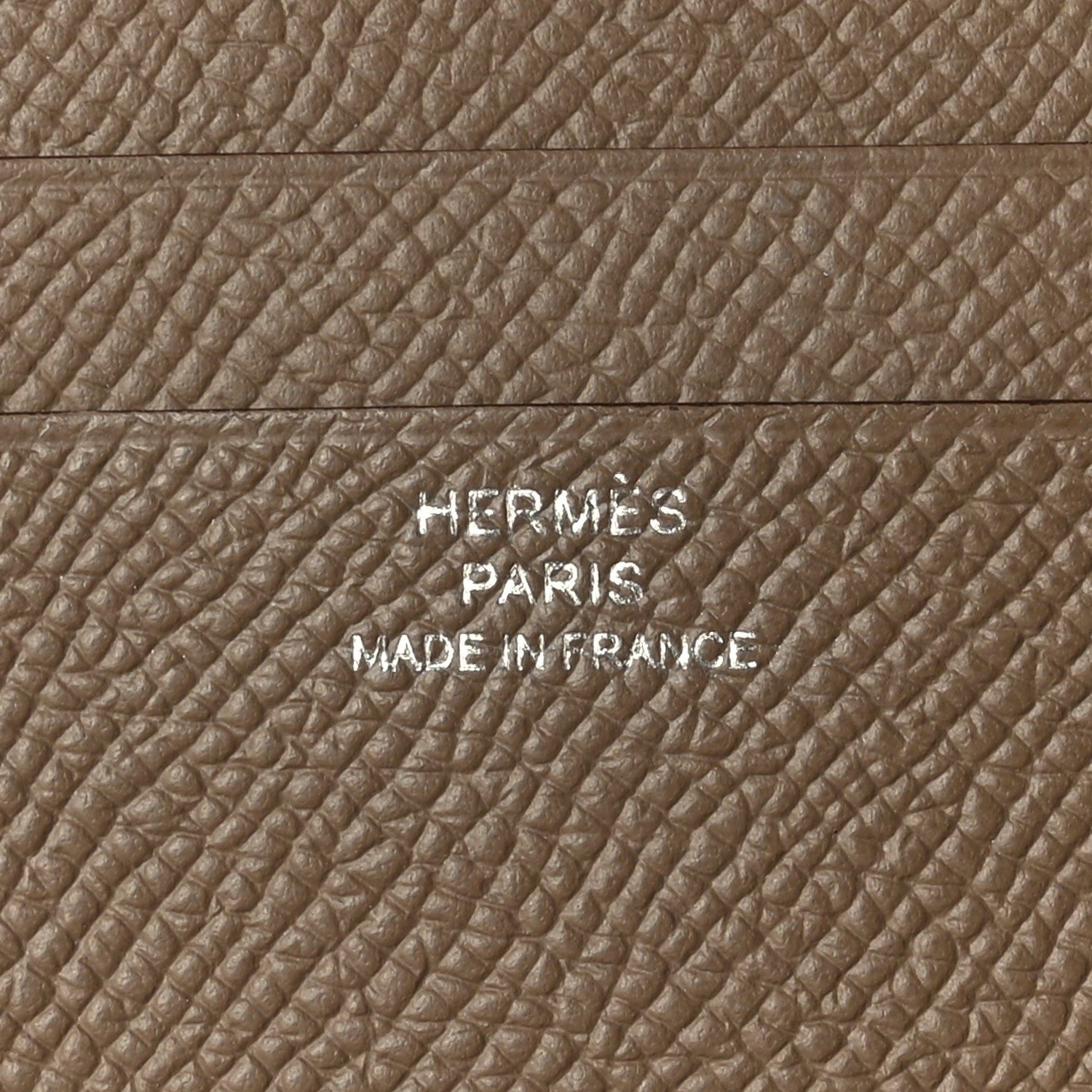 Hermes Epsom MC2 Euclide Card Holder Case Etoupe 8 of 9