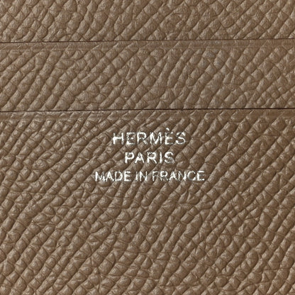 Hermes Epsom MC2 Euclide Card Holder Case Etoupe 8 of 9