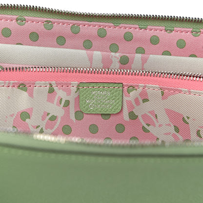Hermes Epsom Silk'In Wallet Vert Criquet 6 of 8