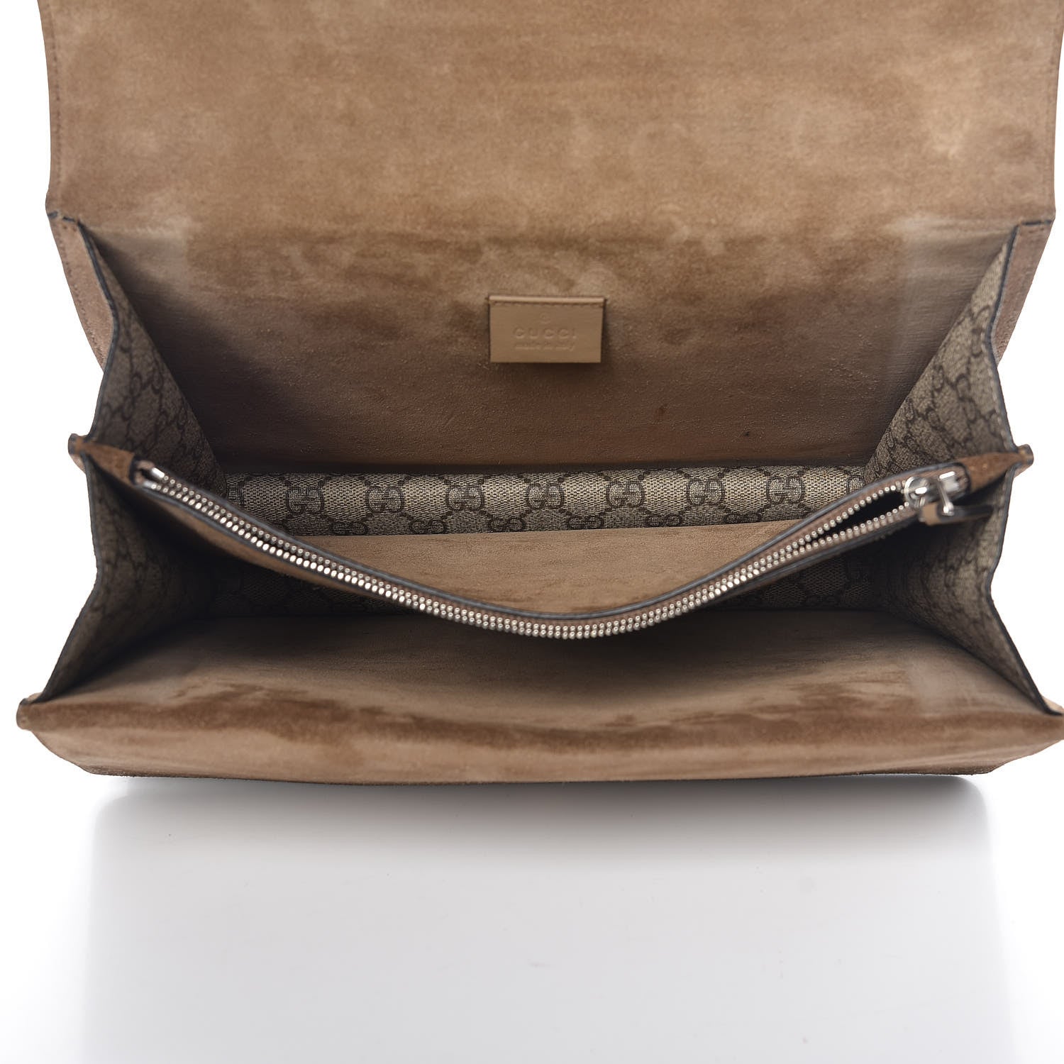 Gucci GG Supreme Monogram Medium Dionysus Shoulder Bag Taupe 5 of 15