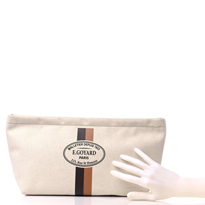 Goyard Canvas Necessaire Organizer Pouch Off White 2 of 8
