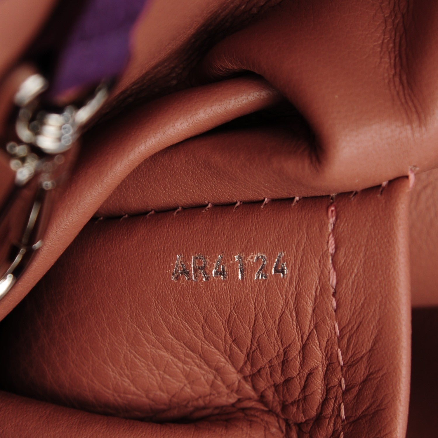 Louis Vuitton Taurillon Capucines MM Violet 7 of 7